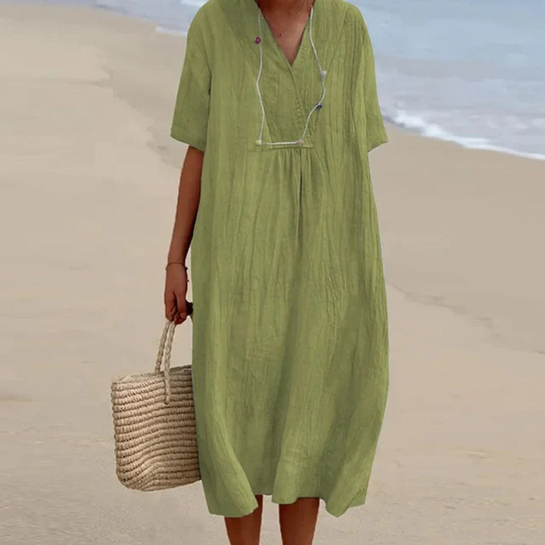 Sylvia™ | Relaxed Fit Midi Dress