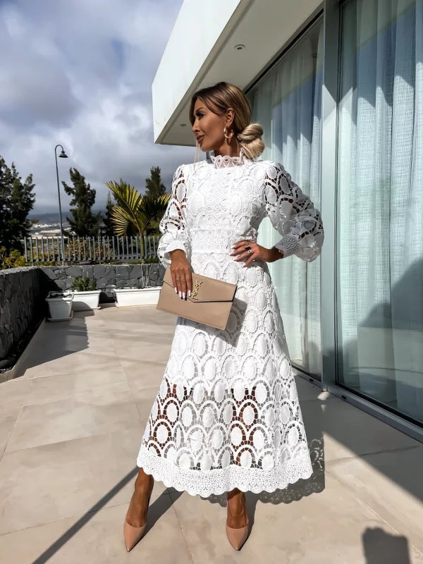 Aleah™ | Lace Midi Dress