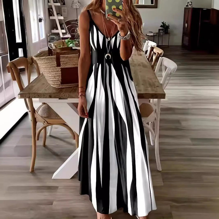 Maeve™ | Striped Long Dress