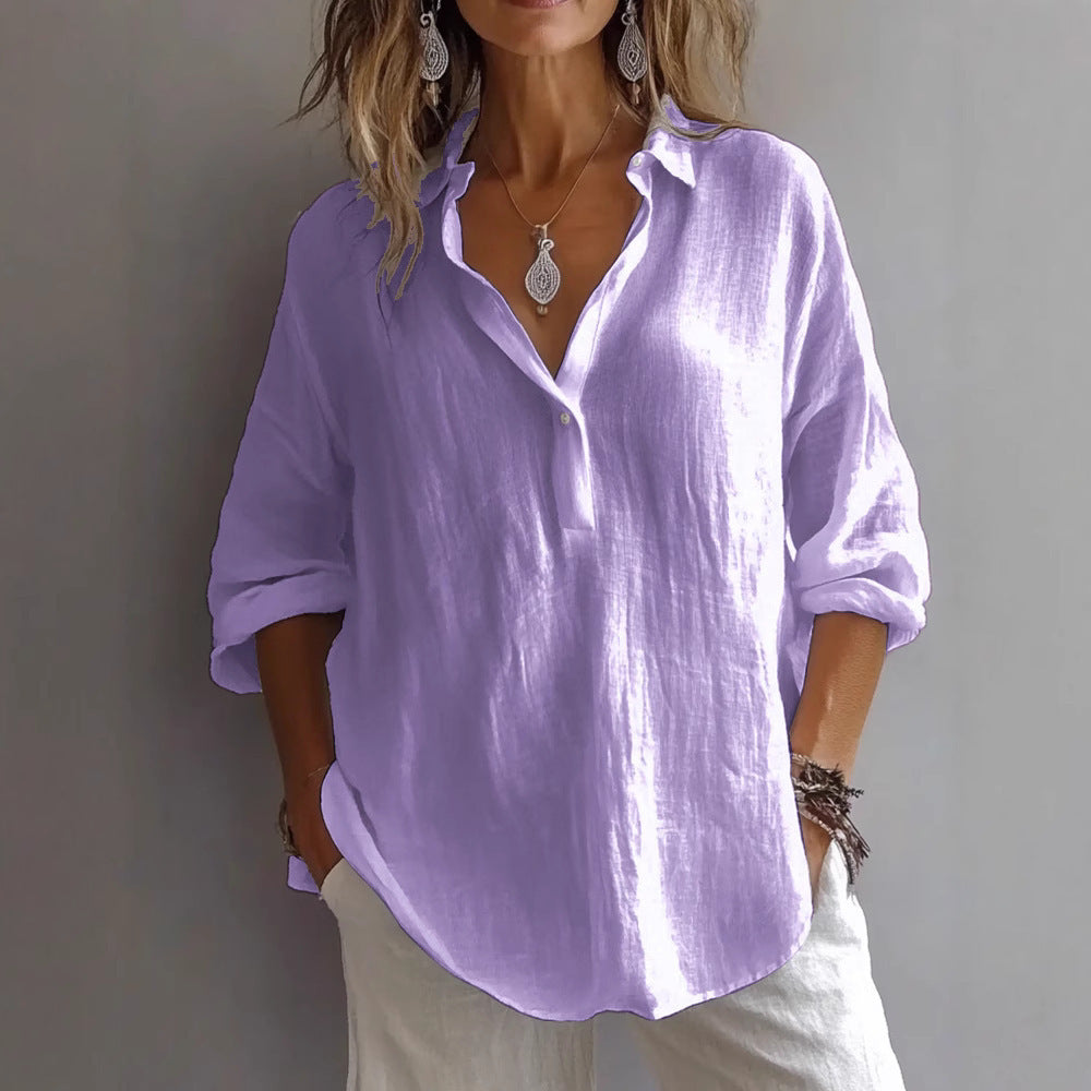 Christina™ | Relaxed Long Sleeve Blouse