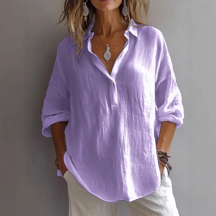 Christina™ | Relaxed Long Sleeve Blouse