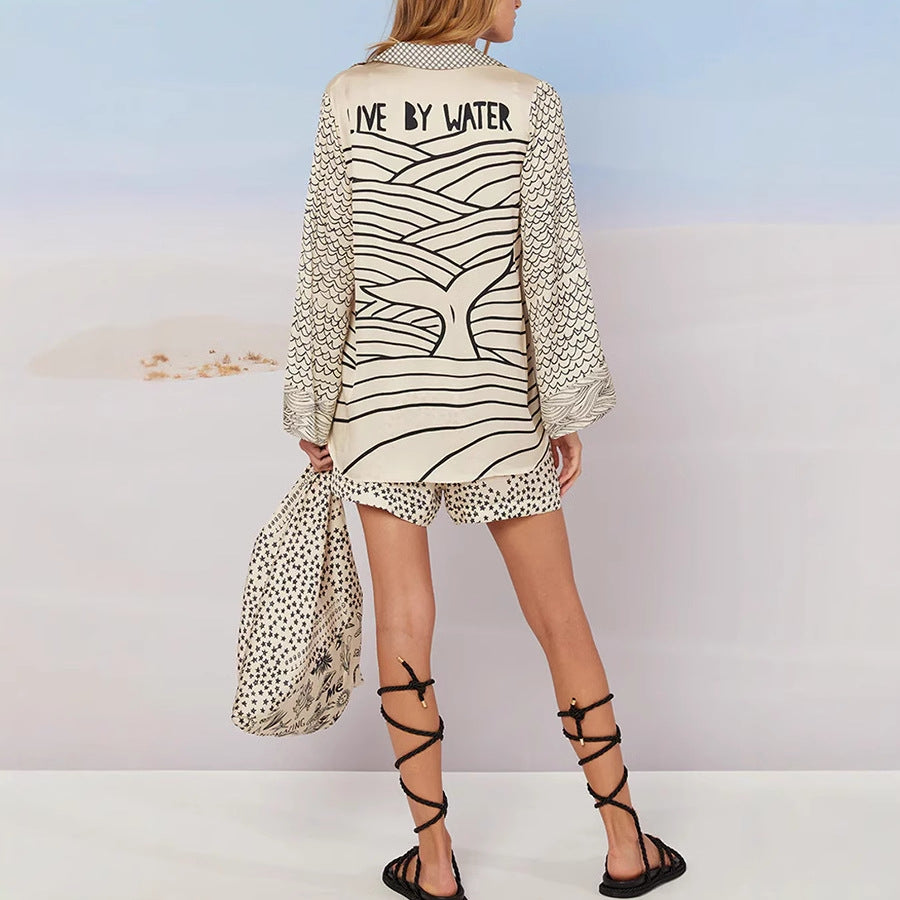 Kiana™ | Printed Beach Tunic Set