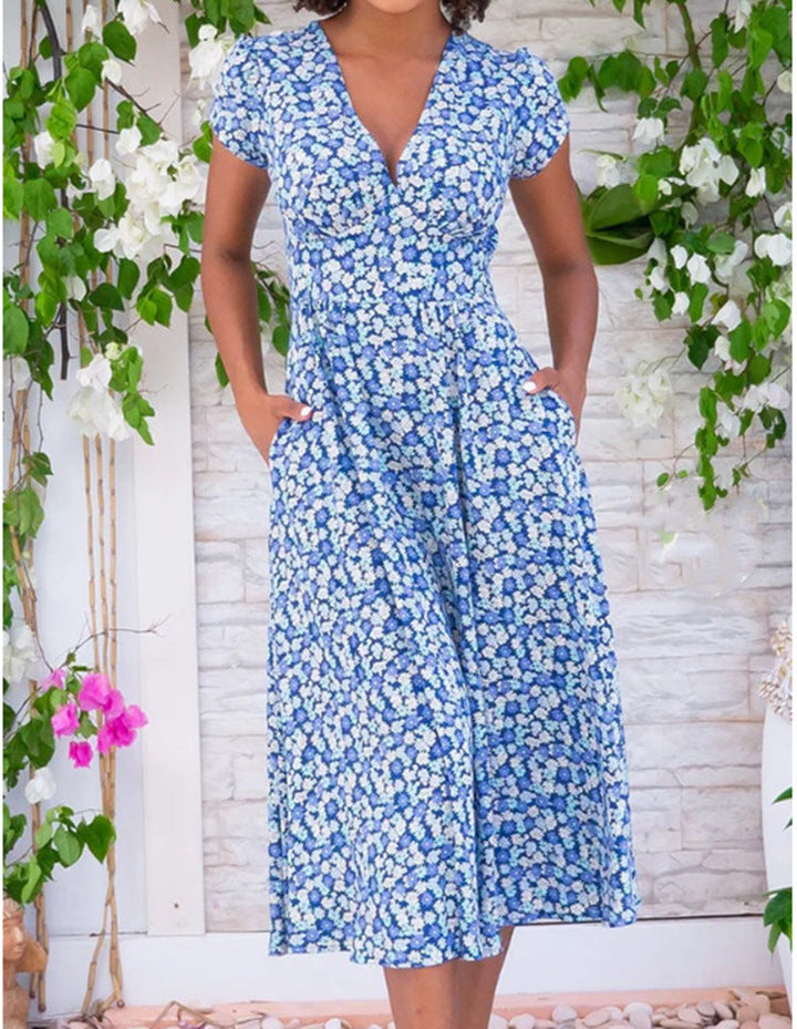Kerensa™ | Button-Front Midi Dress
