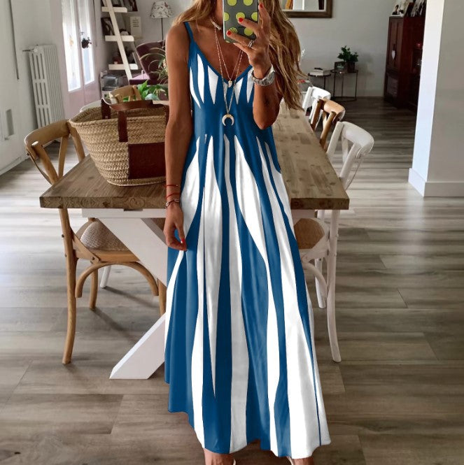 Maeve™ | Striped Long Dress