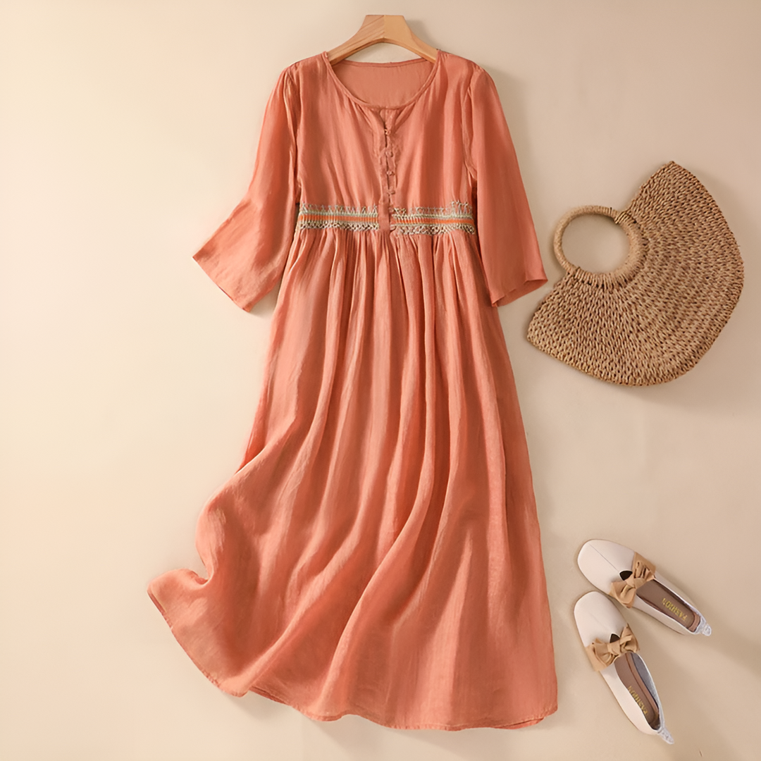 Maya™ | Embroidered Dress