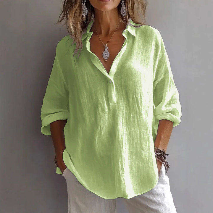 Christina™ | Relaxed Long Sleeve Blouse
