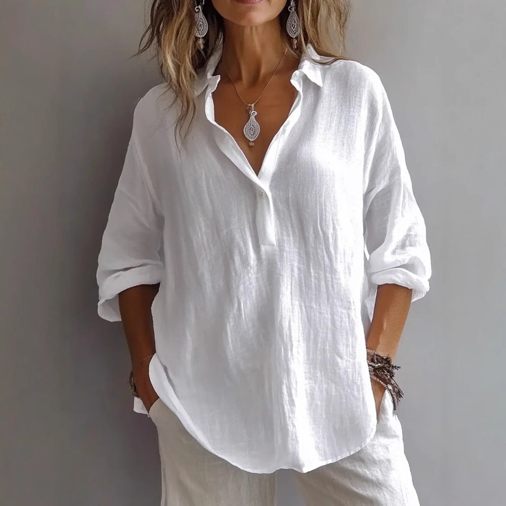 Christina™ | Relaxed Long Sleeve Blouse