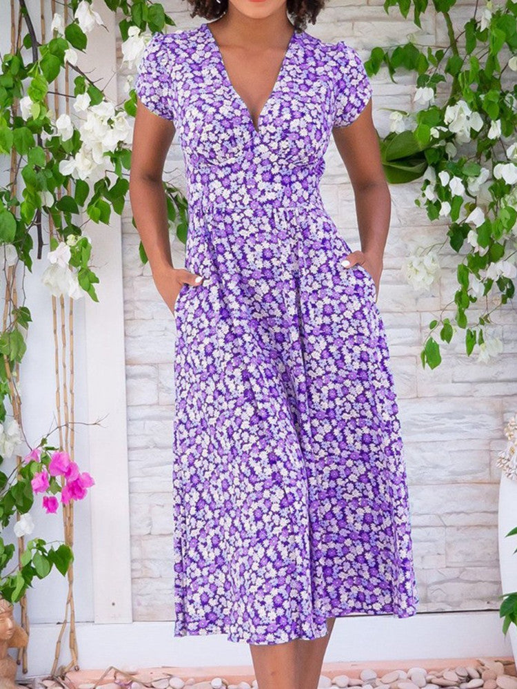 Kerensa™ | Button-Front Midi Dress