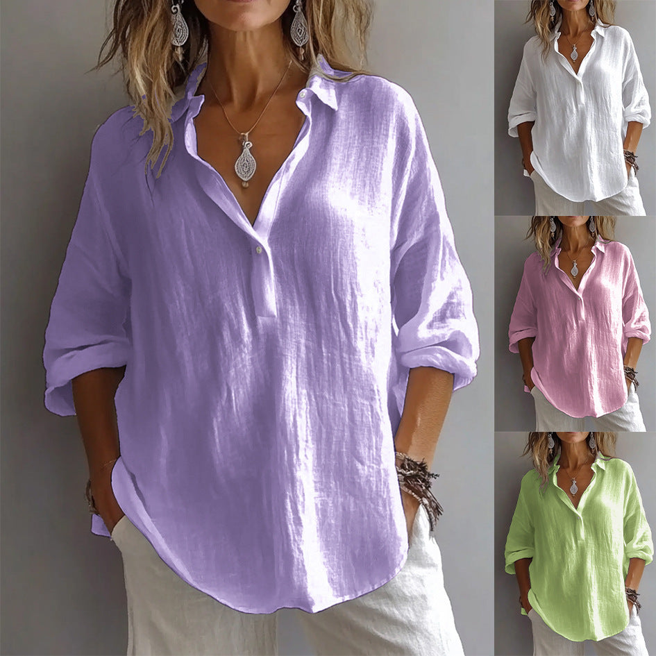 Christina™ | Relaxed Long Sleeve Blouse