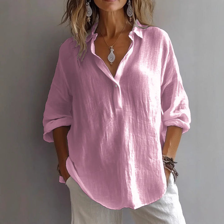 Christina™ | Relaxed Long Sleeve Blouse