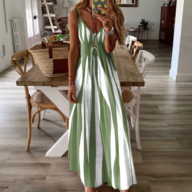 Maeve™ | Striped Long Dress