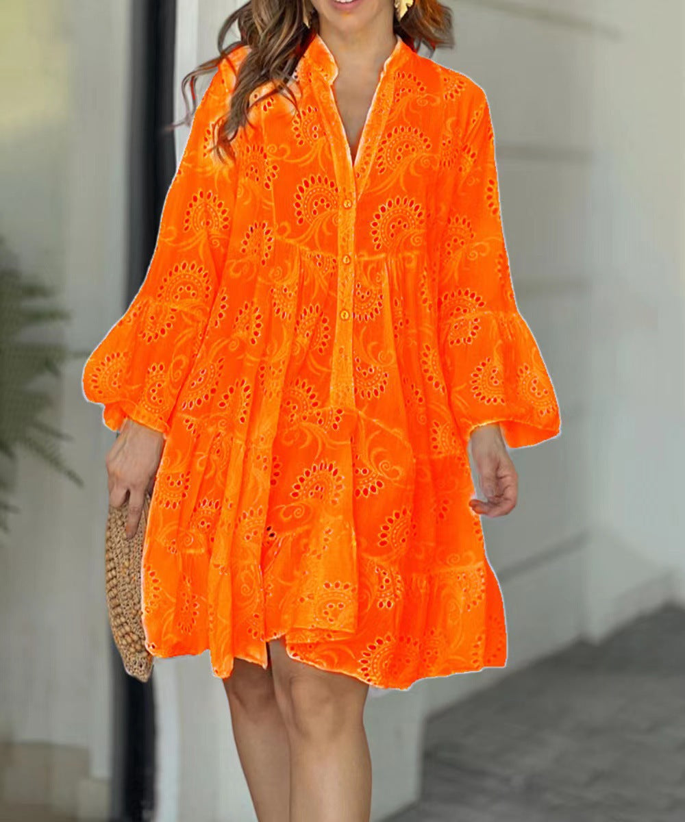 Coraline™ | Embroidered Tiered Mini Dress