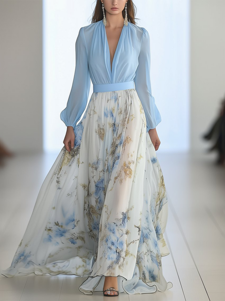 Abigail™ | Maxi Dress with Dazzling Floral Print