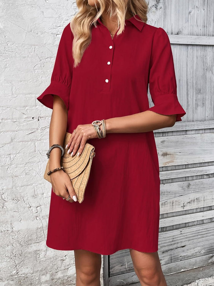 Camilla™ | Elegant Ruffle Dress