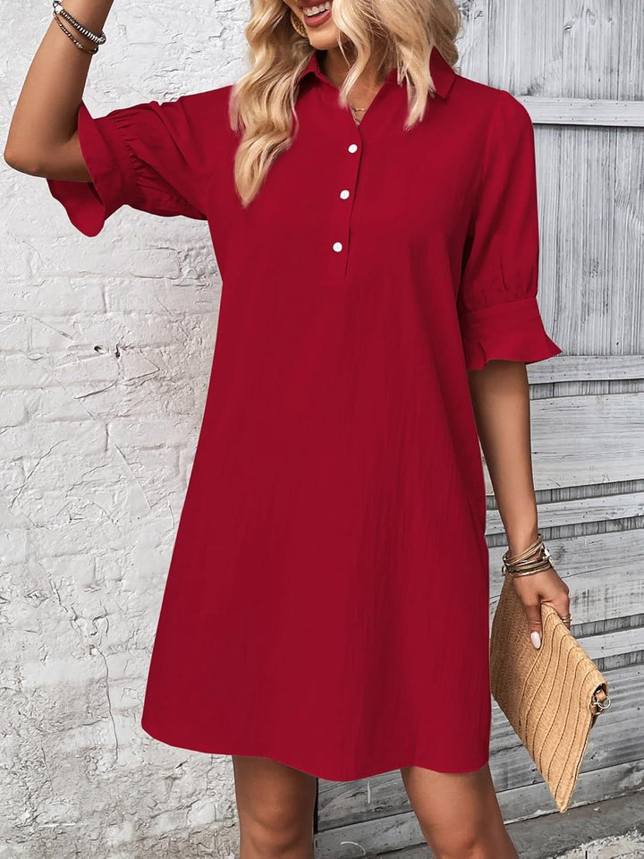 Camilla™ | Elegant Ruffle Dress