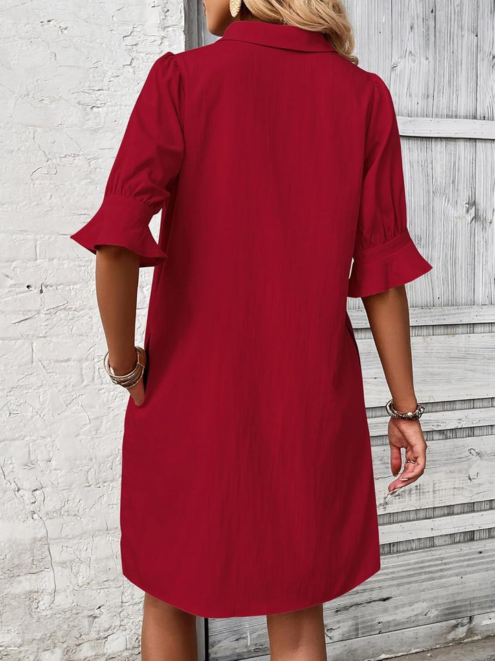 Camilla™ | Elegant Ruffle Dress