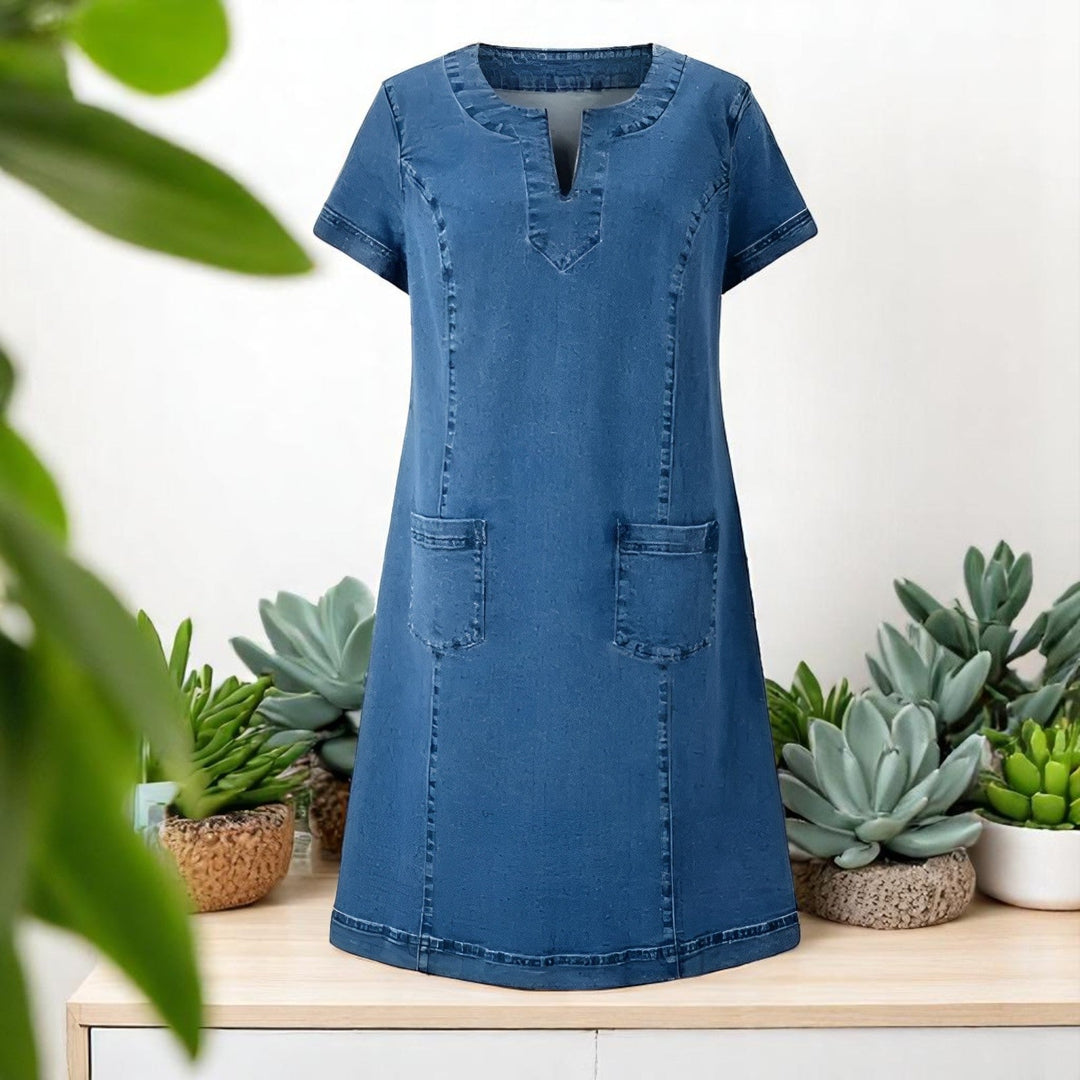 Zia™ | Casual Denim-Style Dress