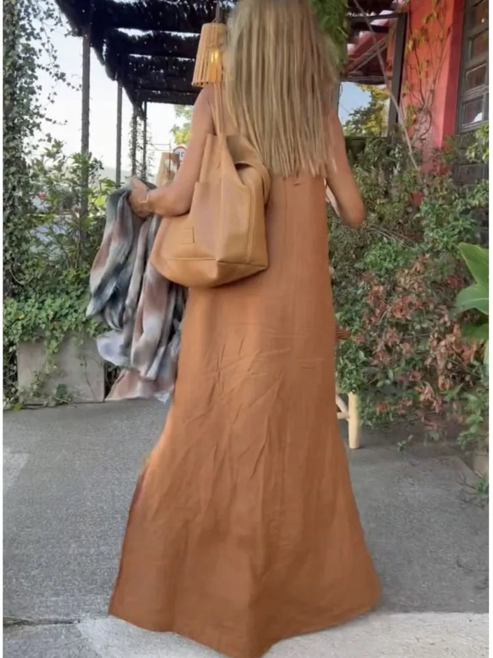 Theresa™ | Long Halter Dress