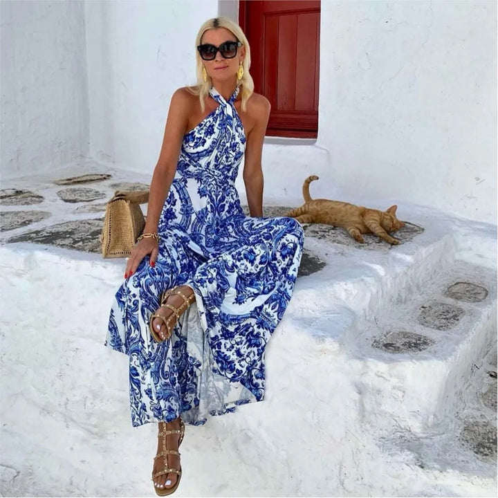 Delia™ | Halter Neck Dress