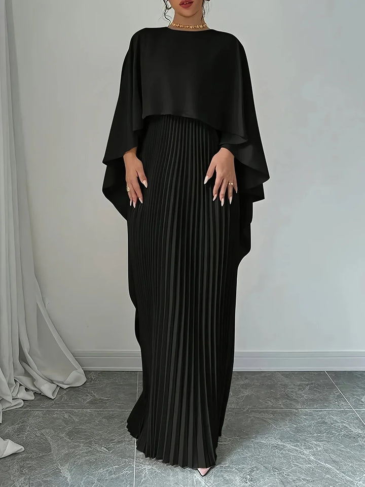 Anastasia | Elegant Bat Sleeve Dress