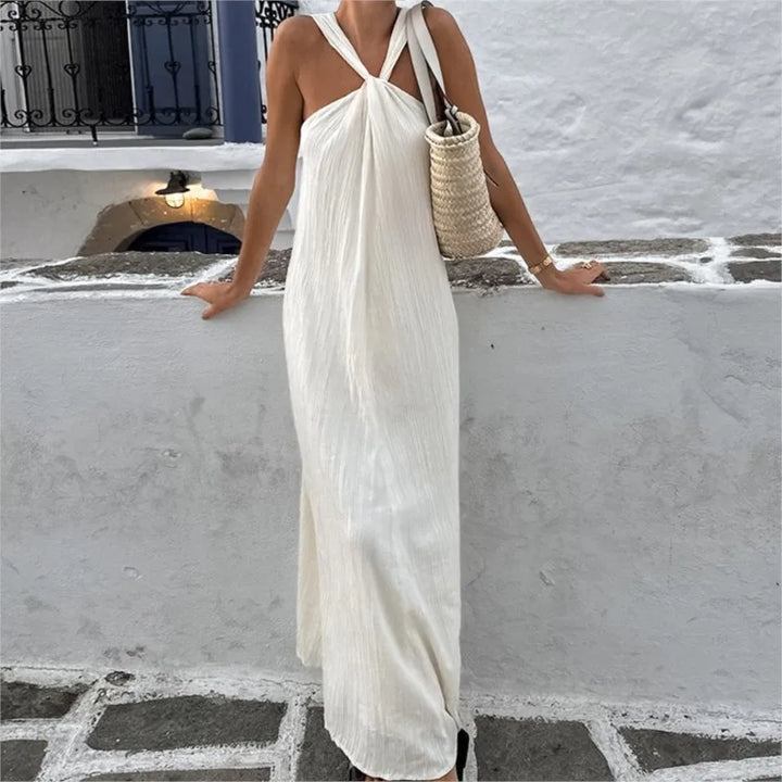 Annie™ | Halter Neck Long Dress