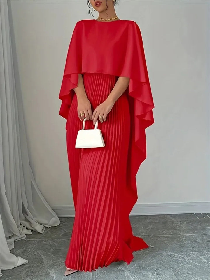 Anastasia | Elegant Bat Sleeve Dress
