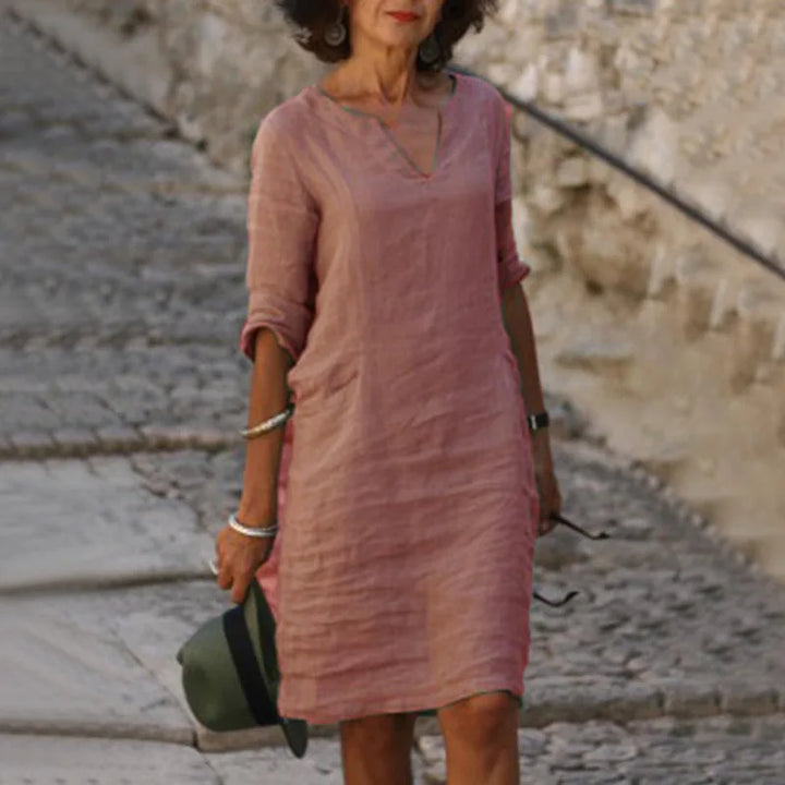 Cora™ | Casual Vintage-Inspired Mini Dress