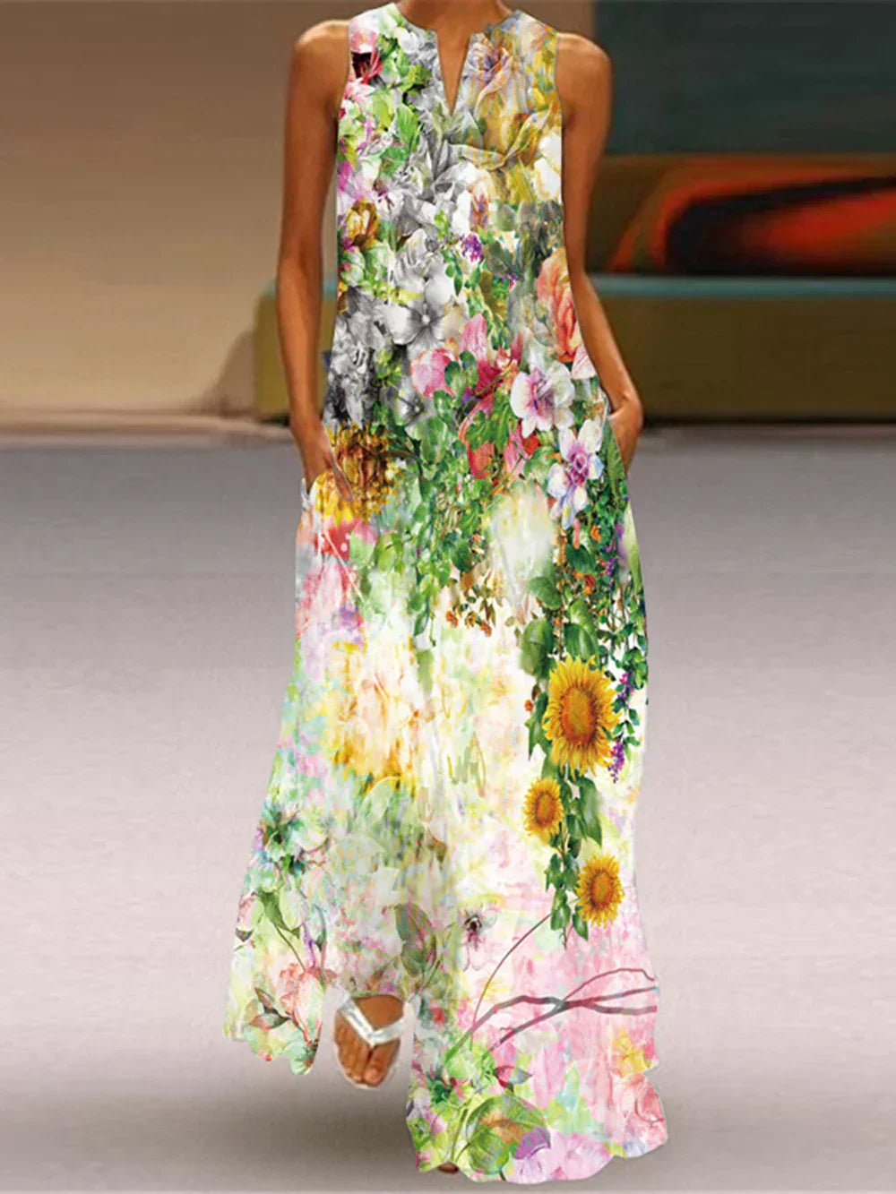 Aurelia™ | Butterfly Bloom A-Line Dress