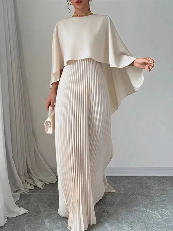 Anastasia | Elegant Bat Sleeve Dress