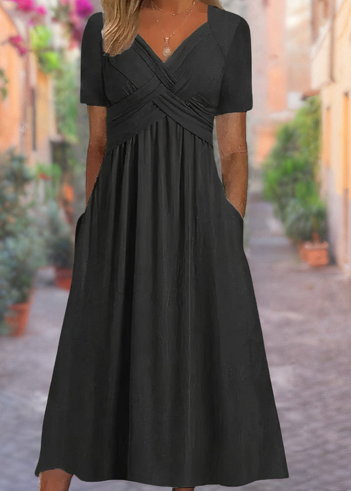 Ivy™ | Comfortable V-Neck Dress