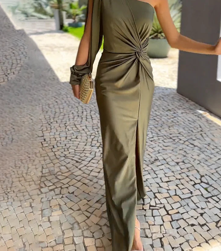 Amabel - Luxury One Shoulder Long Dress