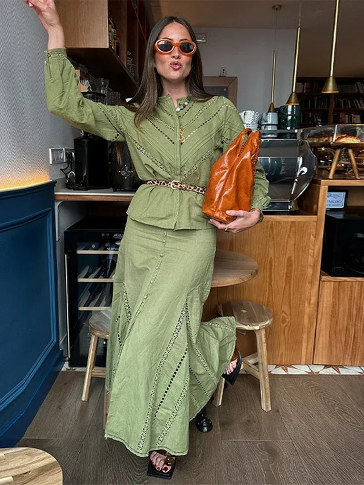 Amayra| Full Sleeve Shirt Suit Outfits