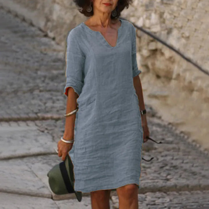 Cora™ | Casual Vintage-Inspired Mini Dress