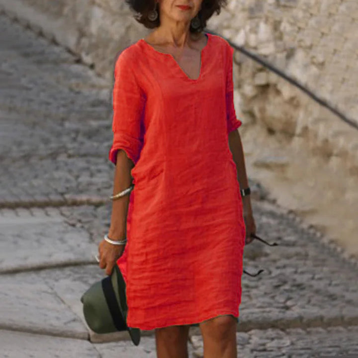 Cora™ | Casual Vintage-Inspired Mini Dress