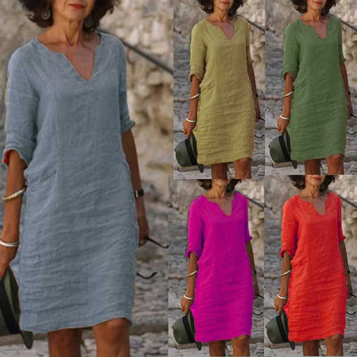 Cora™ | Casual Vintage-Inspired Mini Dress