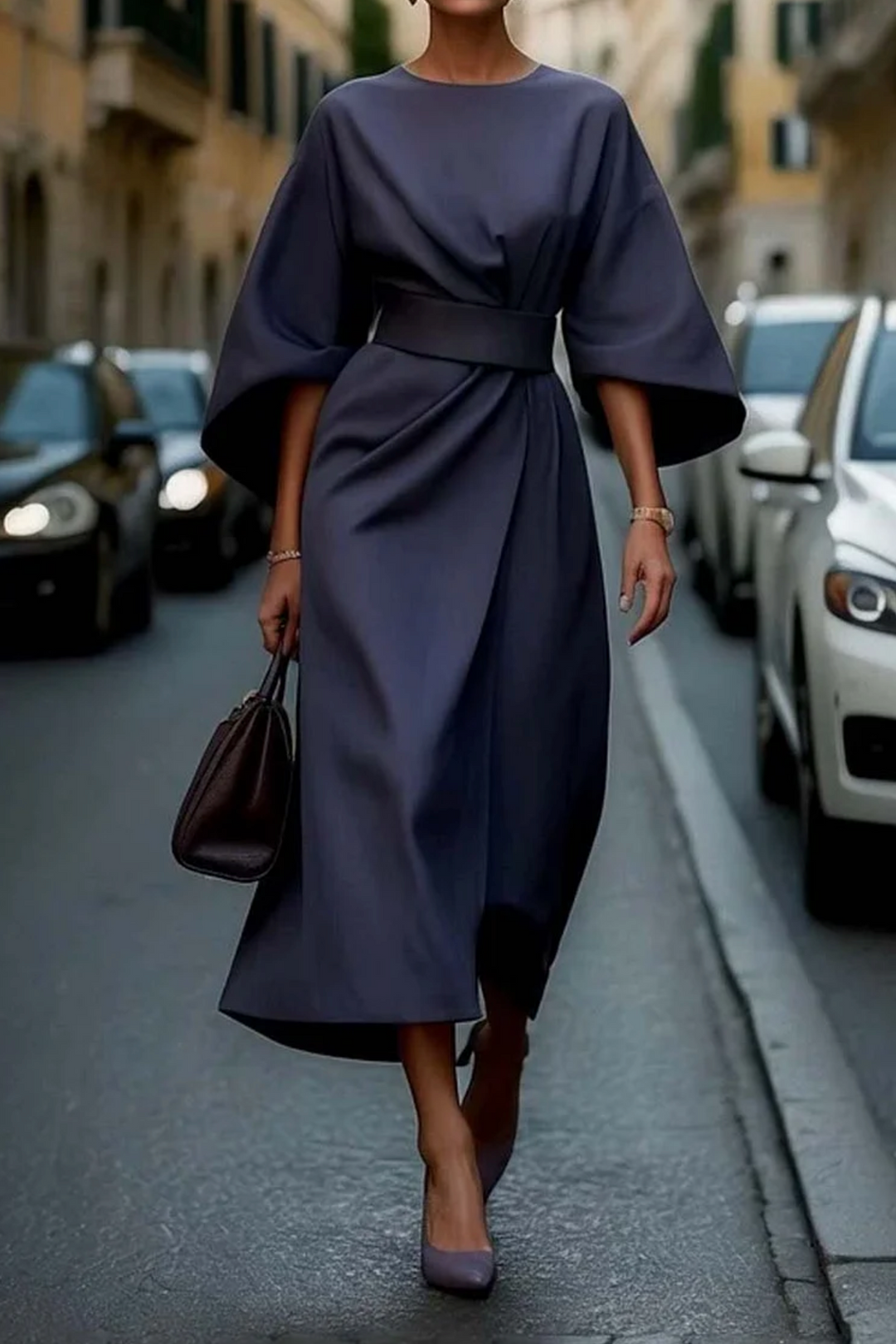 Véda™ | Luxe Lantern Sleeve Dress