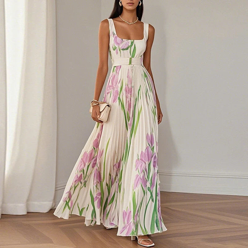 Aileen | Elegant Floral Maxi Dress