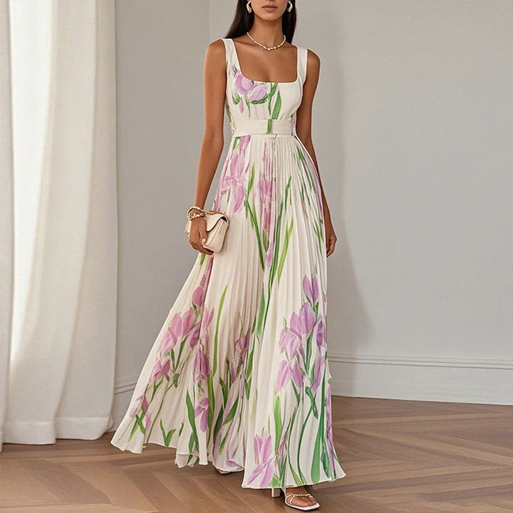 Aileen | Elegant Floral Maxi Dress