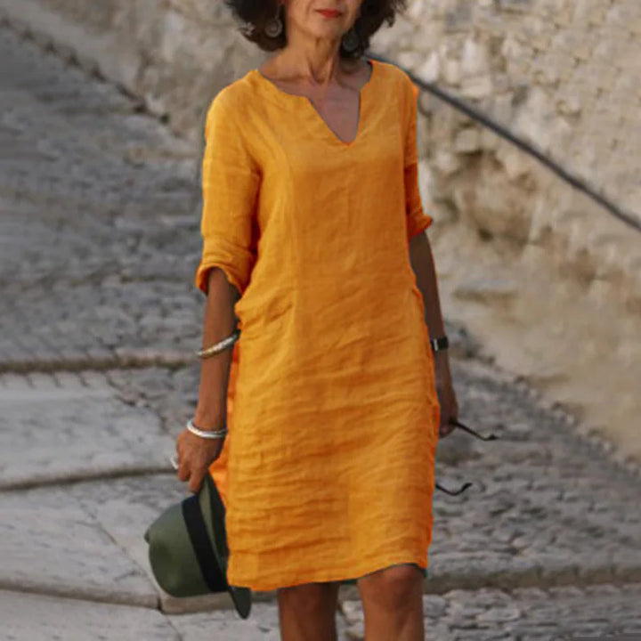 Cora™ | Casual Vintage-Inspired Mini Dress