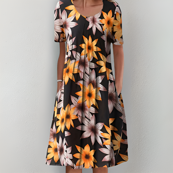 Emilia™ | Classic Floral Dress