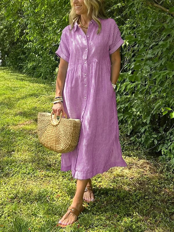 Alysa™ | Buttoned Maxi Dress