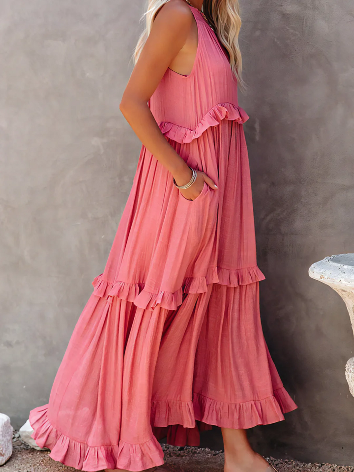 Emma™ | Ruffle Maxi Dress