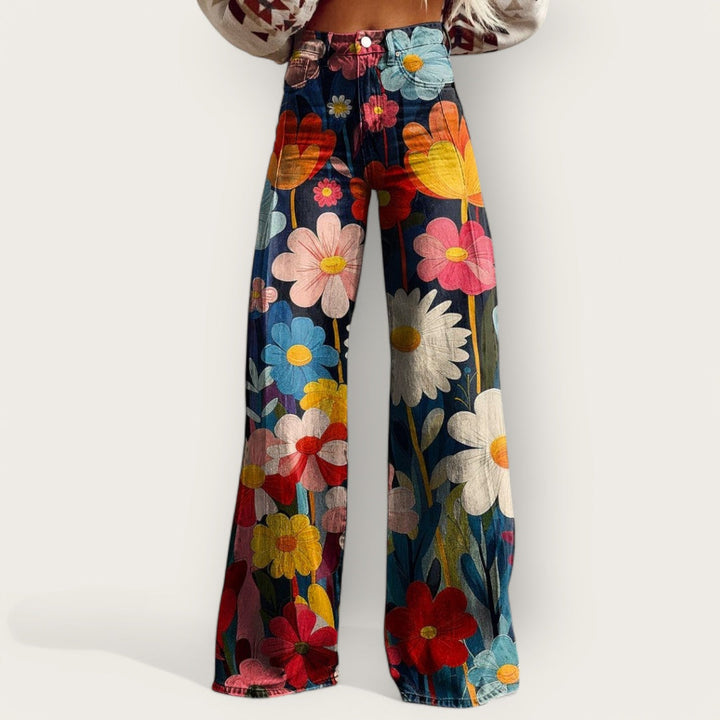 Sophie™ | Stylish Wide-Leg Colorful Pants