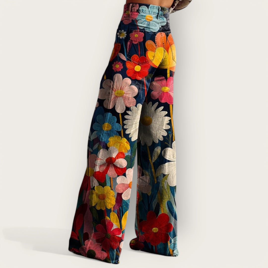 Sophie™ | Stylish Wide-Leg Colorful Pants