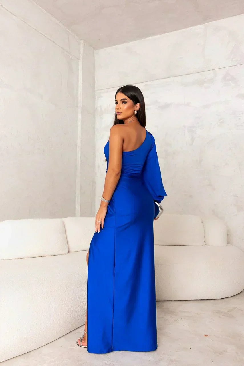 Zarra™ | Elegant One-Shoulder Maxi Dress