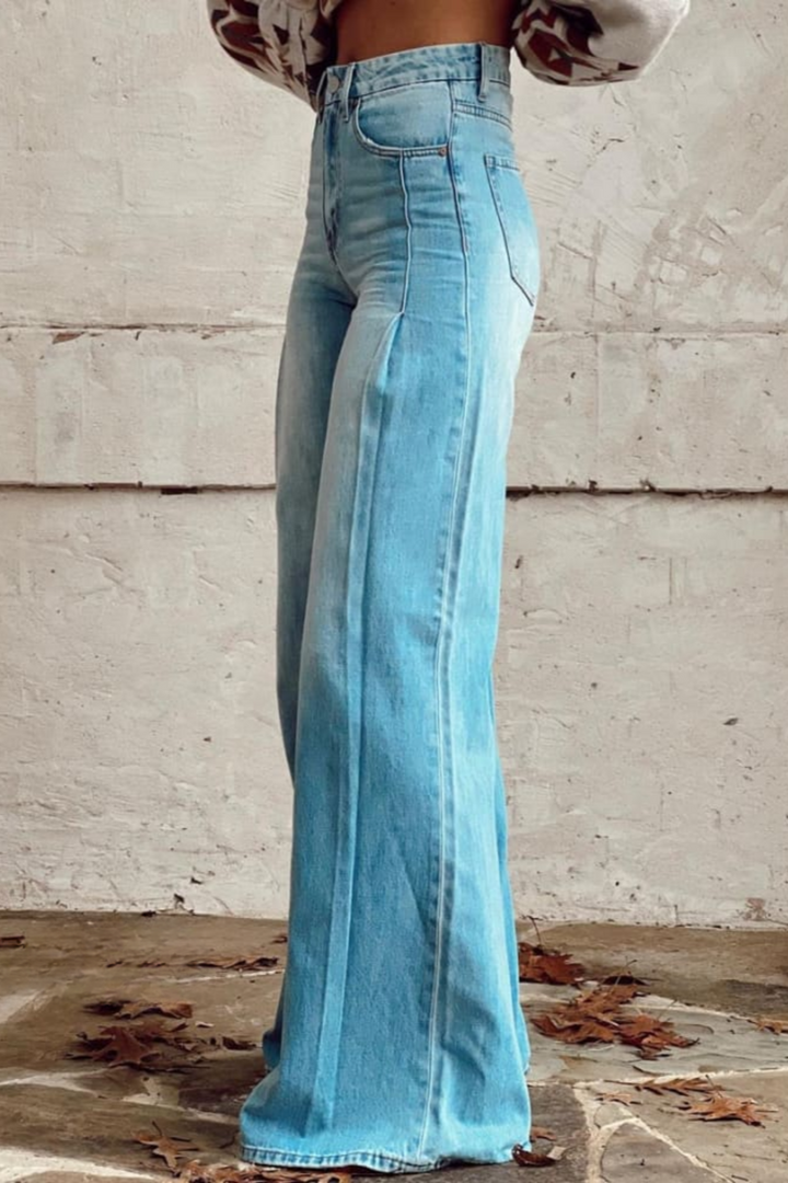 Susan™ | Stylish Wide-Leg Denim Pants