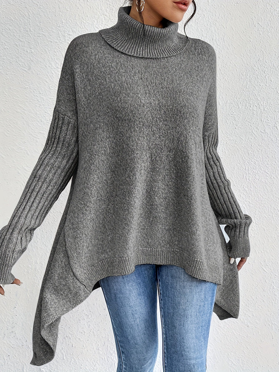 Carmina™ | Oversized Turtleneck Sweater