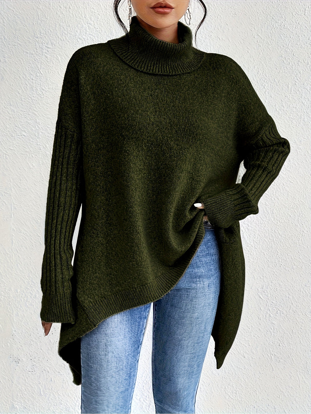 Carmina™ | Oversized Turtleneck Sweater