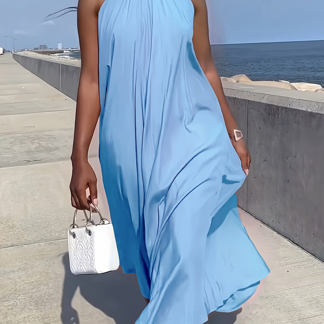 Ellen™ | Halter Neck Maxi Dress