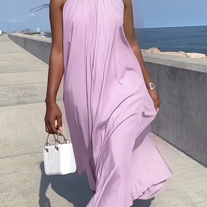 Ellen™ | Halter Neck Maxi Dress